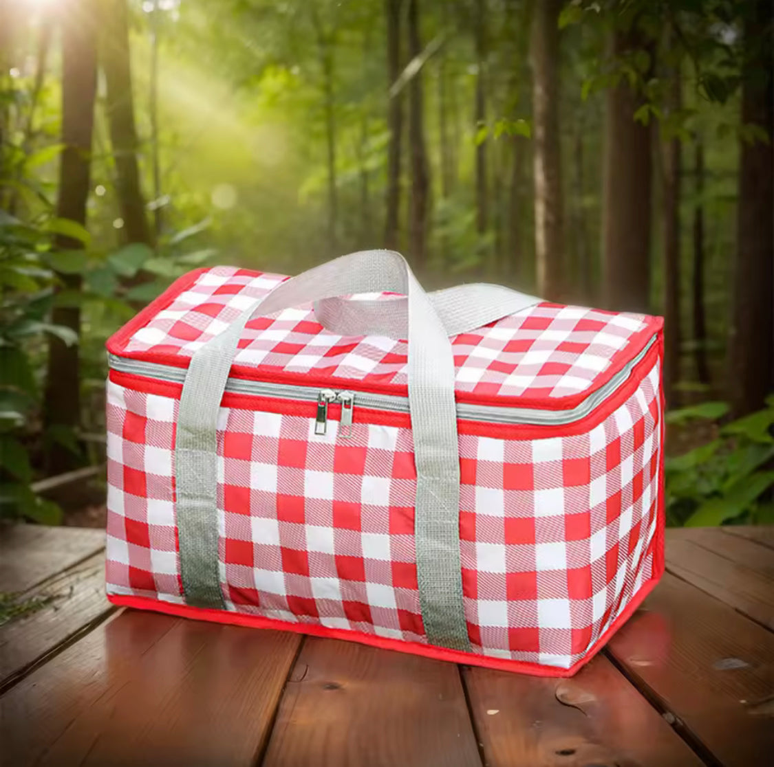 Camping Storage Lunch Bag, Large Capacity Portable Ice Pack Bag, Cold Protection Insulated Lunch Bag, Waterproof Travel Lunch Bag Camping Storage Lunch Bag, Large Capacity Portable Ice Pack Bag, Cold Protection Insulated Lunch Bag, Waterproof Travel Lunch Bag